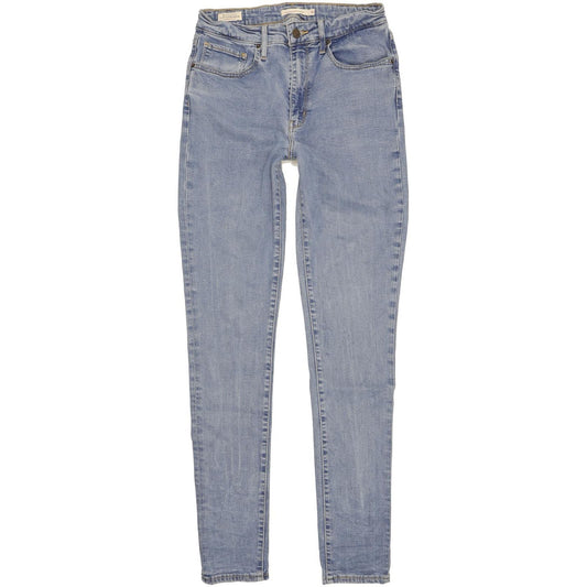 Levi's 721 Blue Skinny Slim Stretch Jeans High Waisted W30 L32