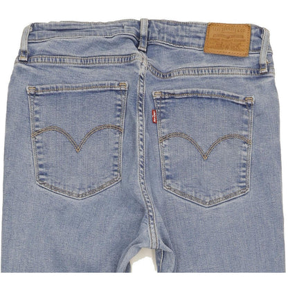 Levi's 721 Blue Skinny Slim Stretch Jeans High Waisted W30 L32