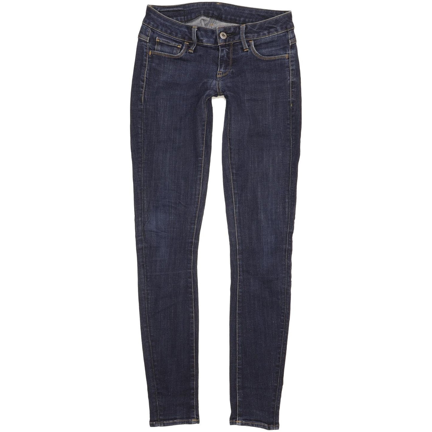 G-Star 3301 Deconst Low Women Blue Skinny Slim Stretch Jeans W25 L31