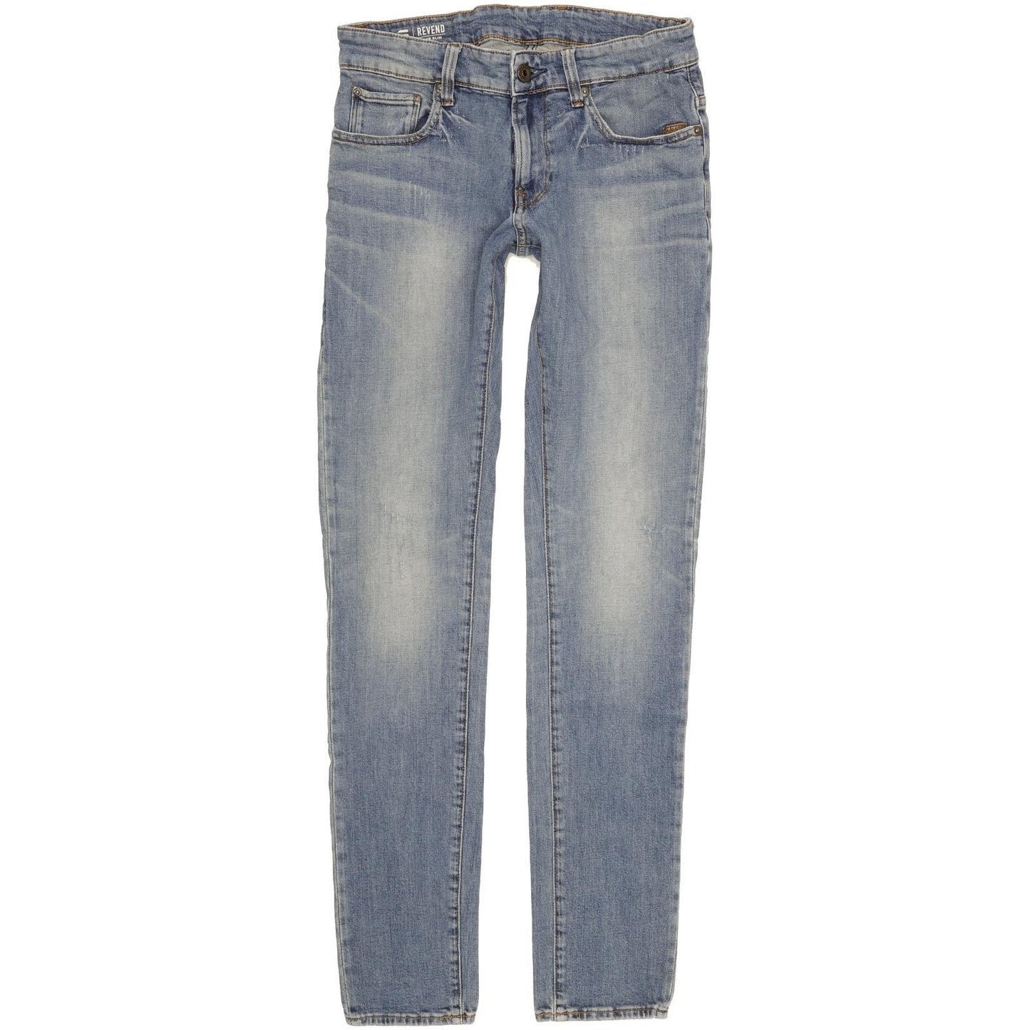 G-Star Revend Women Blue Skinny Slim Stretch Jeans W30 L32