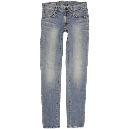 G-Star Revend Women Blue Skinny Slim Stretch Jeans W30 L32