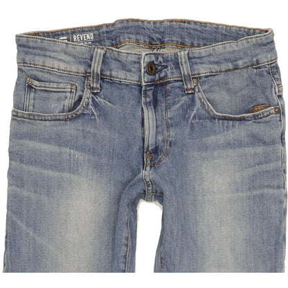 G-Star Revend Women Blue Skinny Slim Stretch Jeans W30 L32