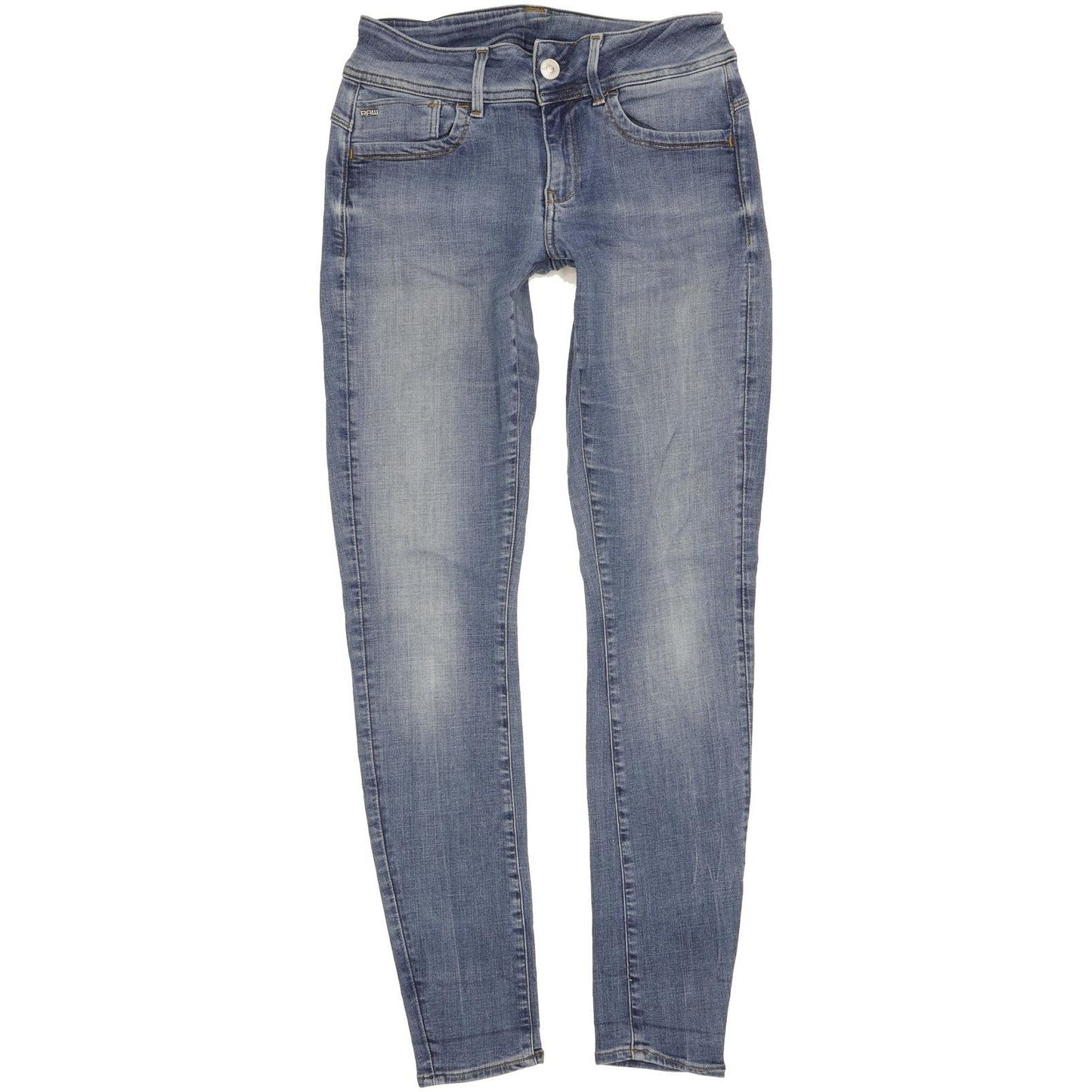 G-Star Lynn Women Blue Skinny Slim Stretch Jeans W26 L31
