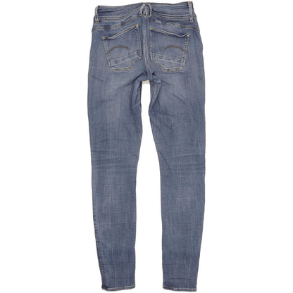 G-Star Lynn Women Blue Skinny Slim Stretch Jeans W26 L31