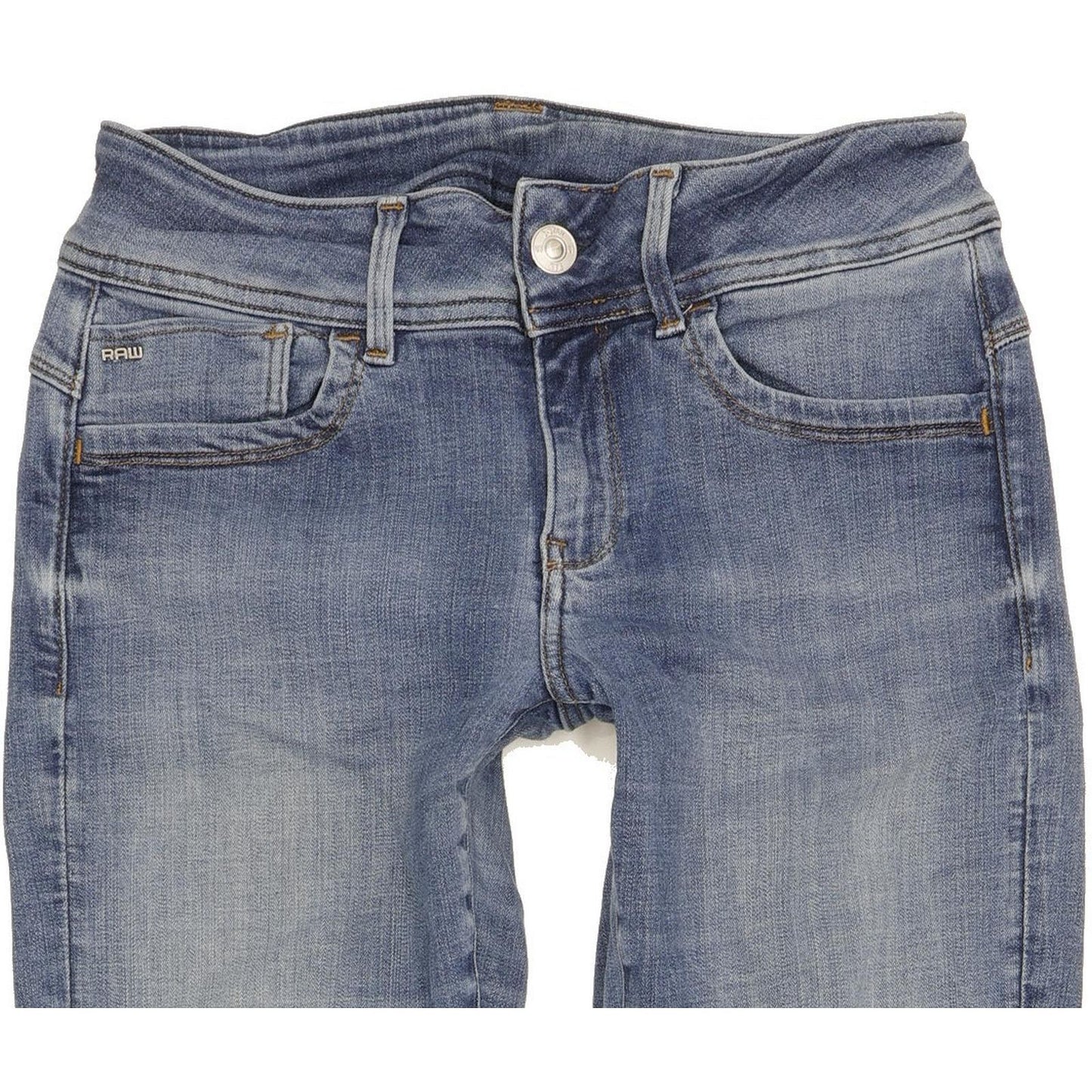 G-Star Lynn Women Blue Skinny Slim Stretch Jeans W26 L31