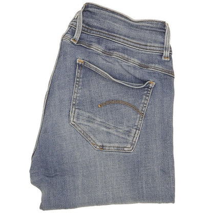 G-Star Lynn Women Blue Skinny Slim Stretch Jeans W26 L31