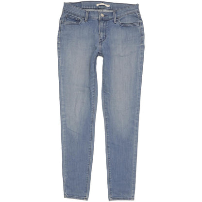 Levi's 710 Super Women Blue Skinny Slim Stretch Jeans W29 L29