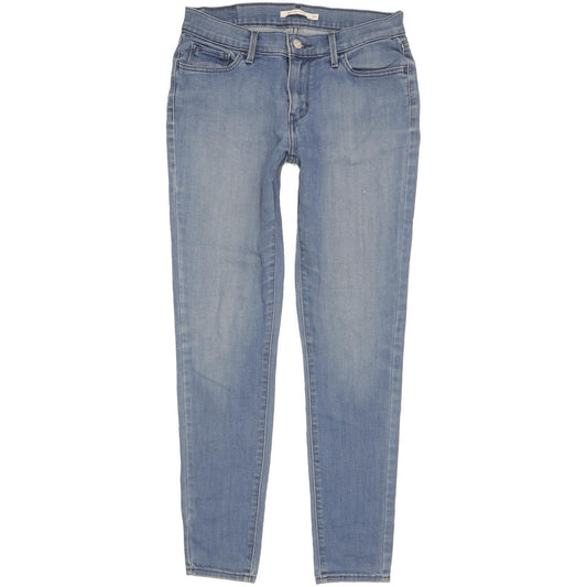 Levi's 710 Super Women Blue Skinny Slim Stretch Jeans W29 L29