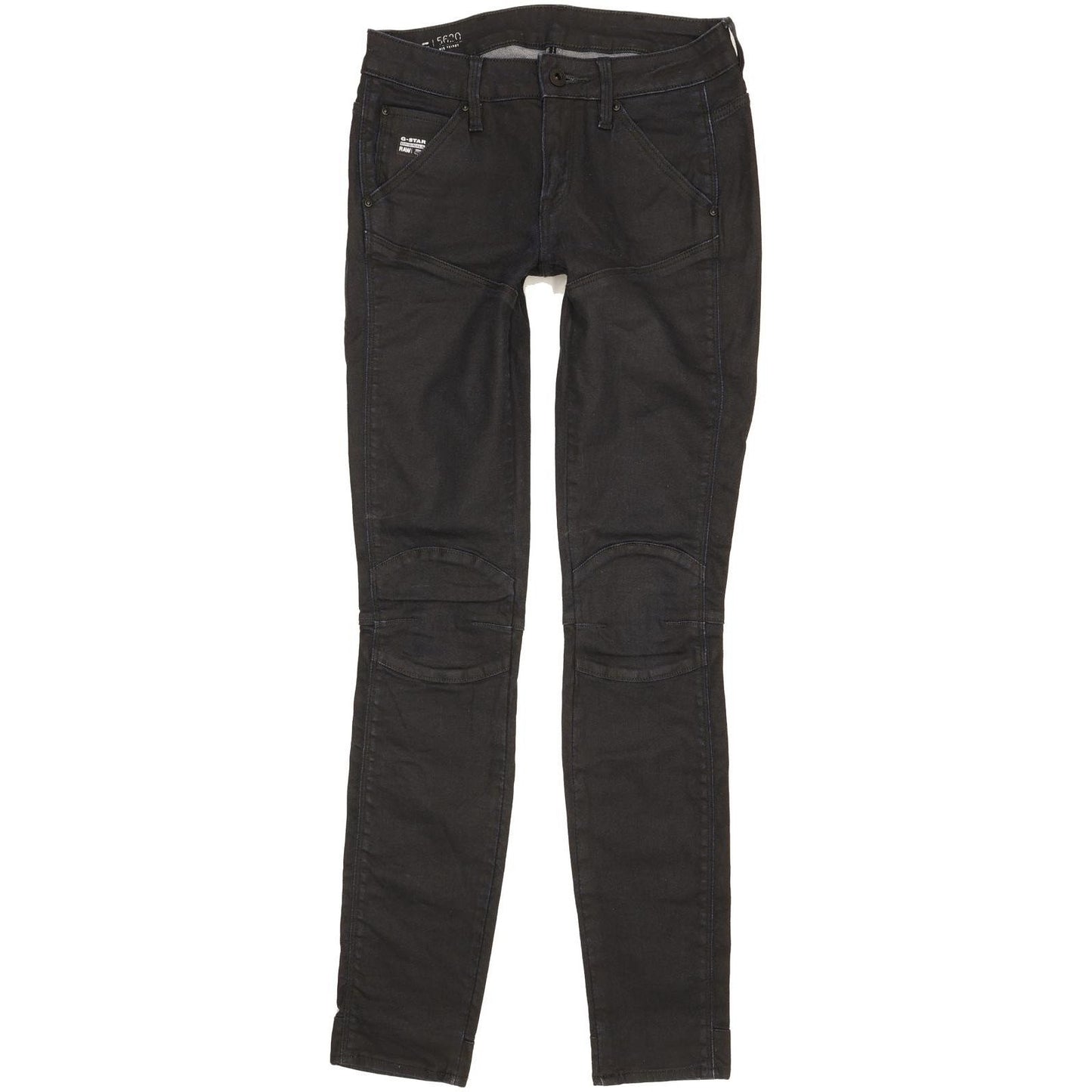 G-Star 5620 Mid Women Navy Skinny Slim Stretch Jeans W25 L30