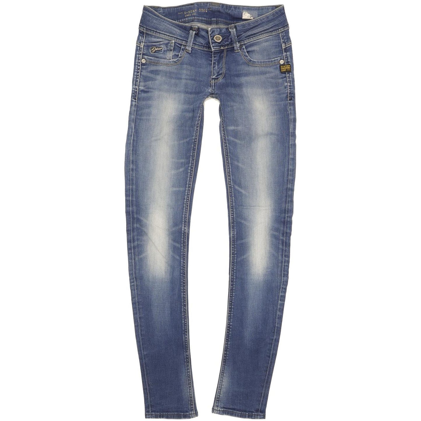 G-Star Lynn Women Blue Skinny Slim Stretch Jeans W25 L31