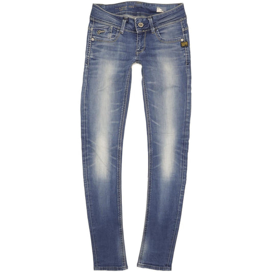G-Star Lynn Women Blue Skinny Slim Stretch Jeans W25 L31