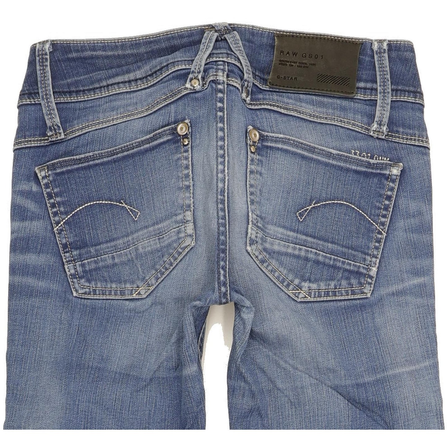 G-Star Lynn Women Blue Skinny Slim Stretch Jeans W25 L31