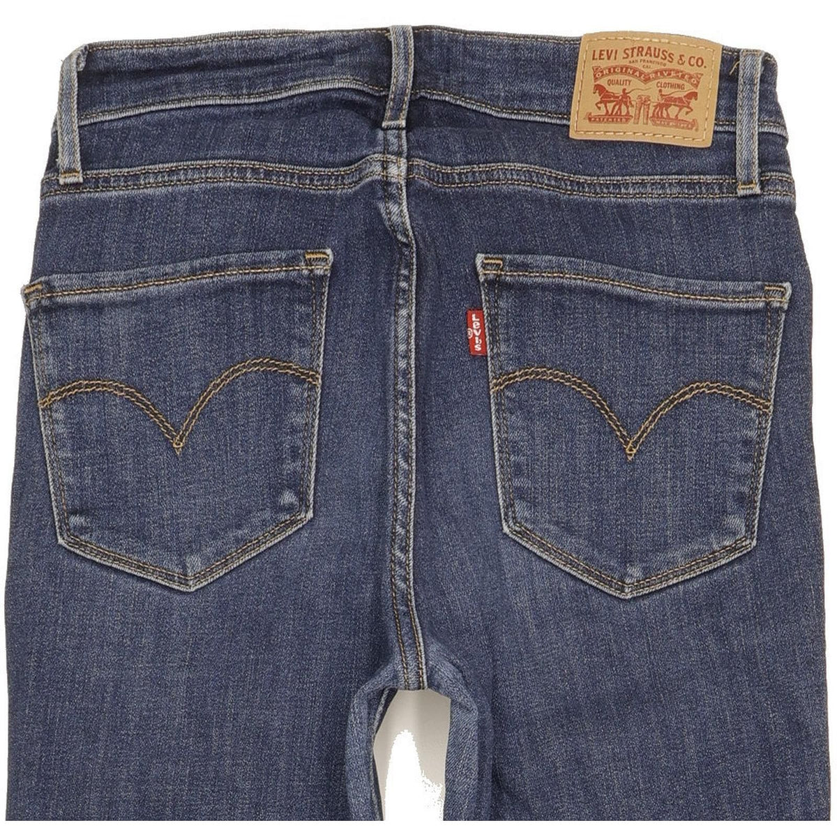 Levi's 721 Women Blue Skinny Slim Stretch Jeans W26 L32