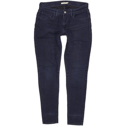 Levi's 710 Super Women Navy Skinny Slim Jeans W30 L30