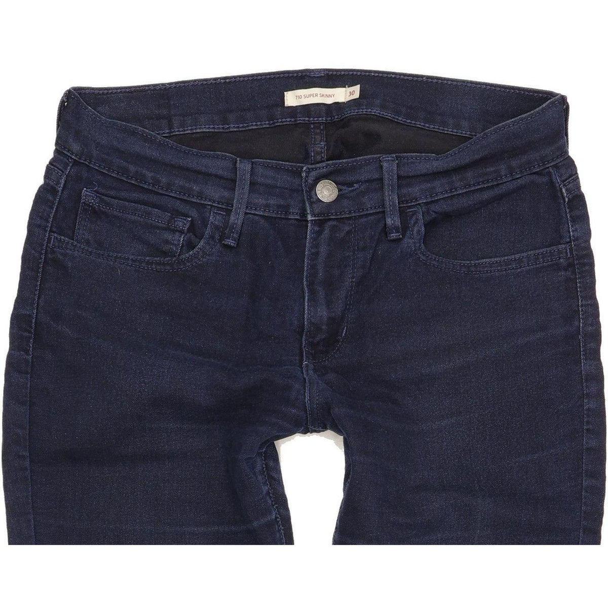 Levi's 710 Super Women Navy Skinny Slim Jeans W30 L30