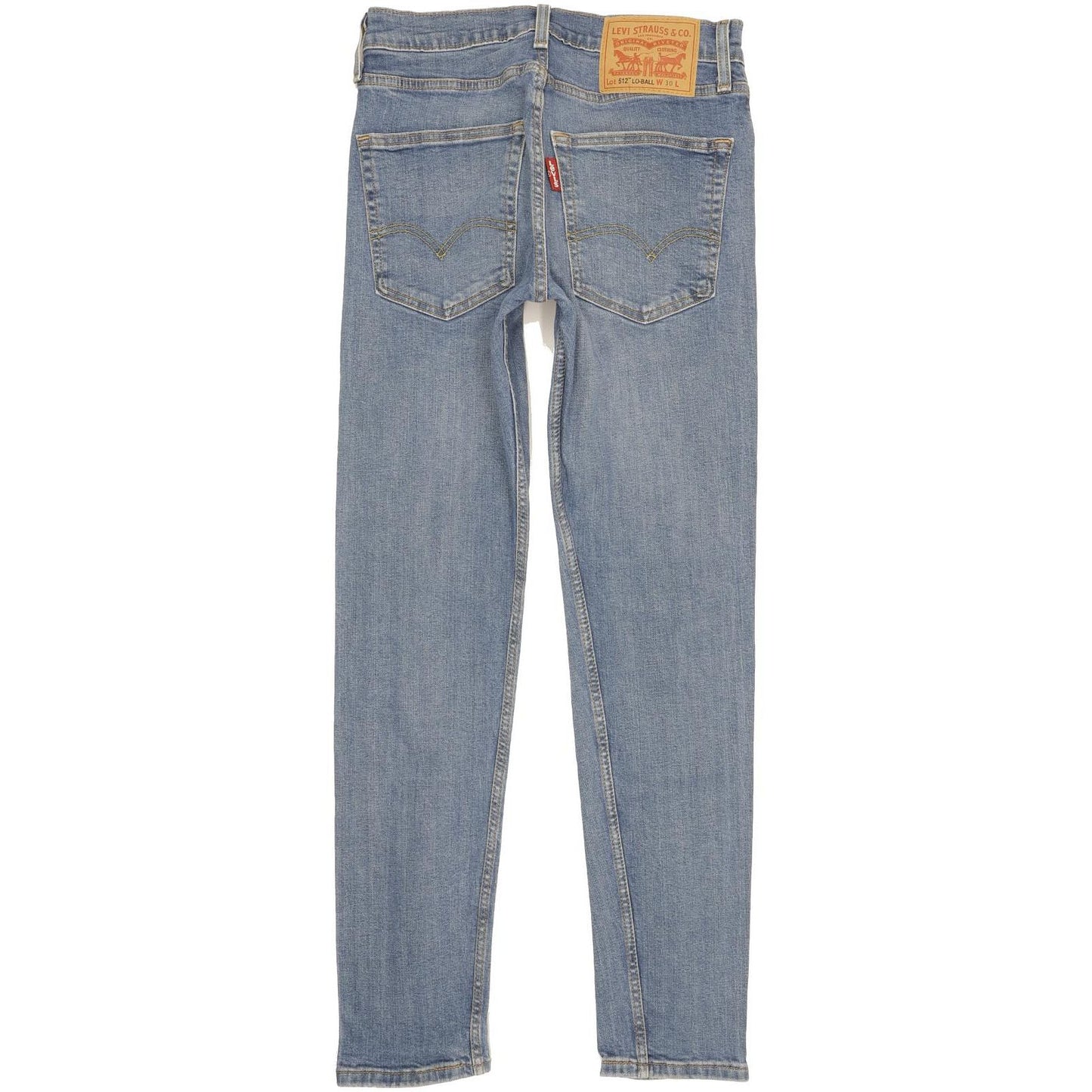 Levi's 512 Lo-Ball Men Blue Tapered Slim Stretch Jeans W30 L31