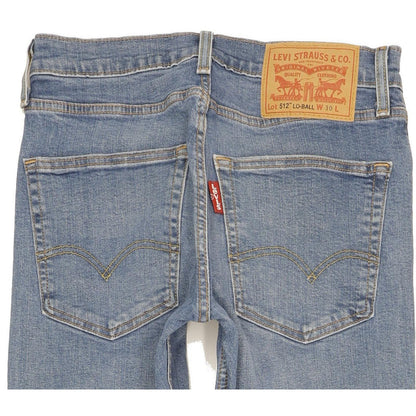 Levi's 512 Lo-Ball Men Blue Tapered Slim Stretch Jeans W30 L31