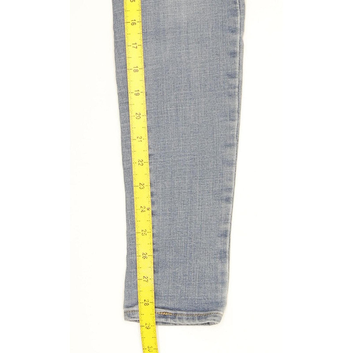 Levi's 710 Super Women Blue Skinny Slim Stretch Jeans W25 L29