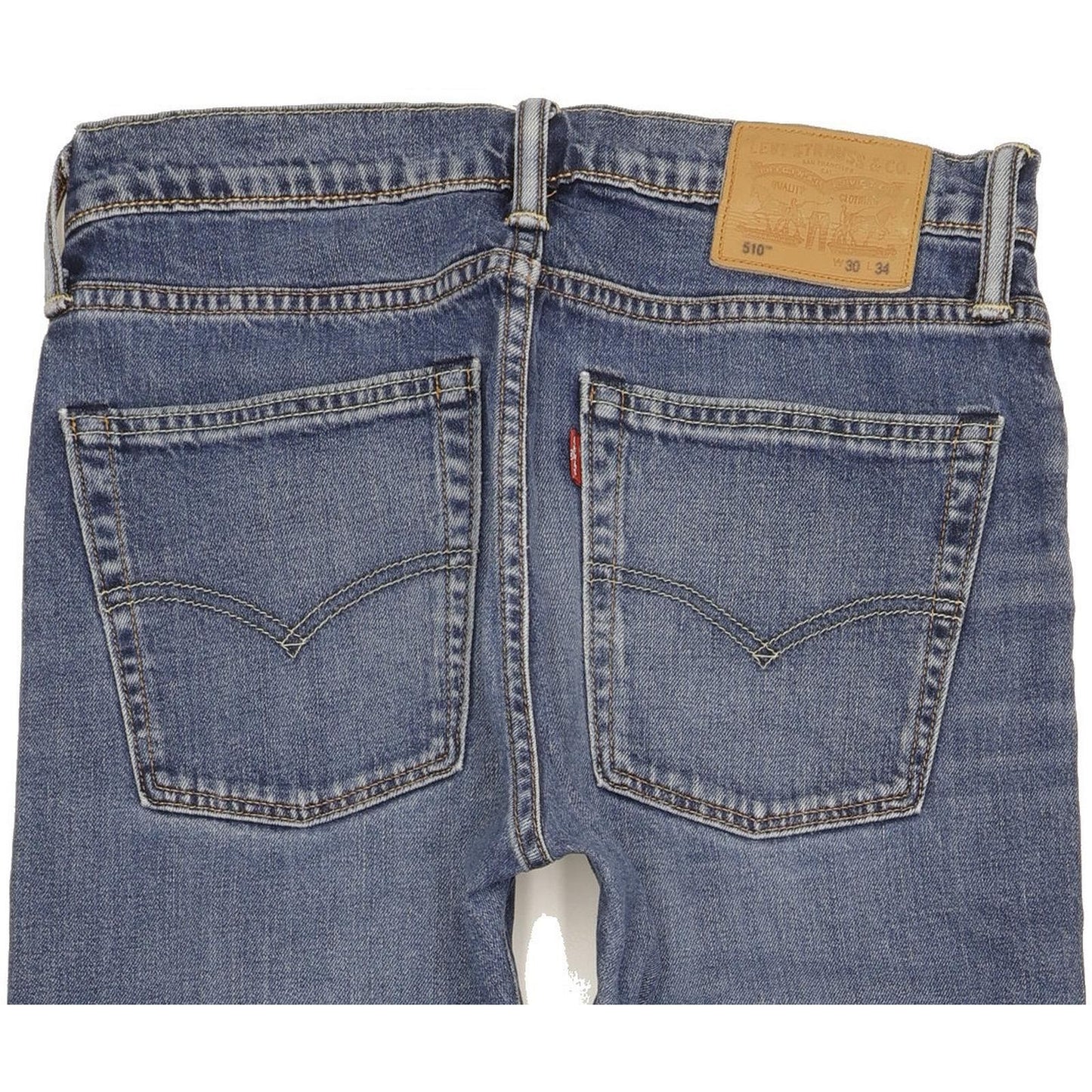 Levi's 510 Men Blue Skinny Slim Stretch Jeans W30 L32
