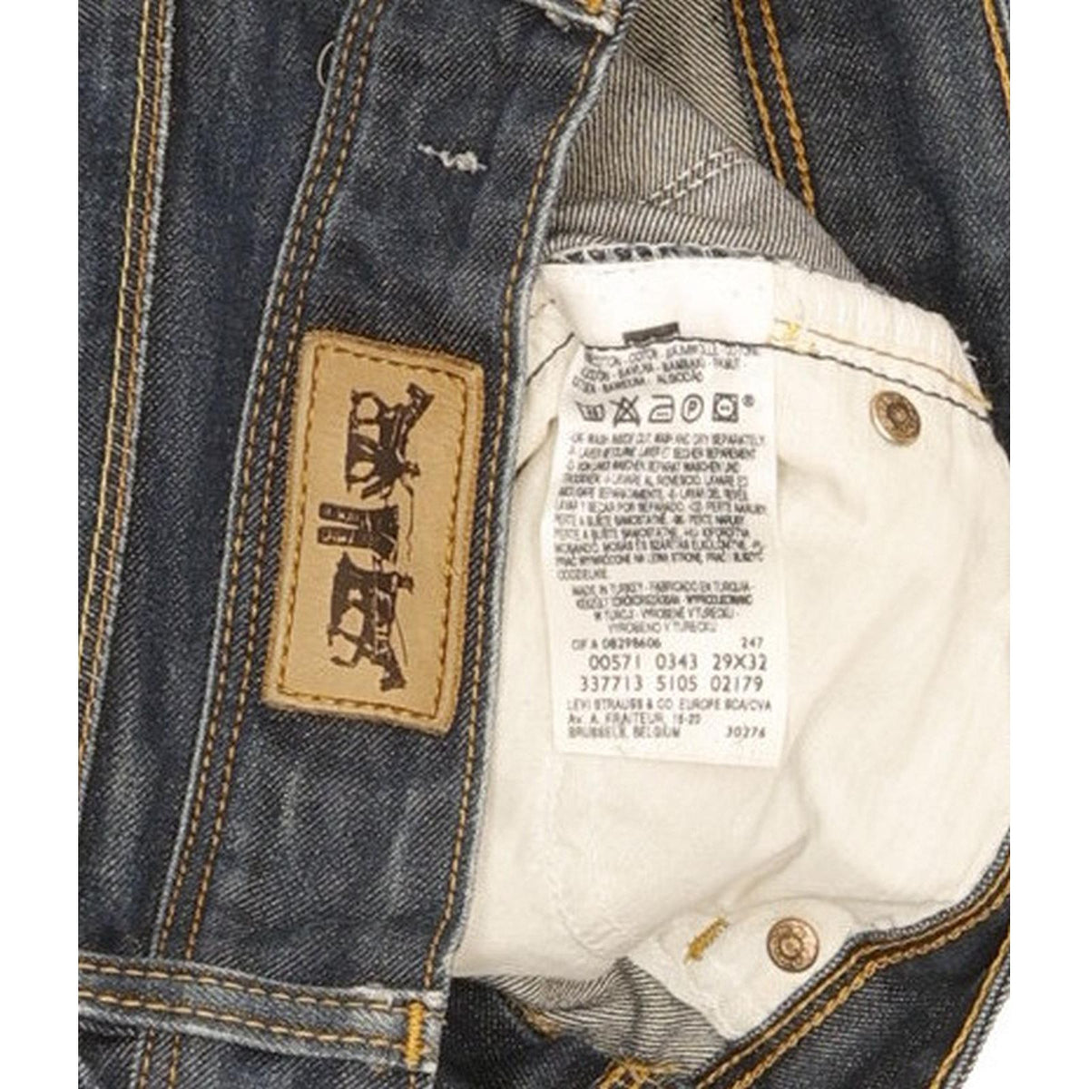 Levi's 571 Women Blue Straight Slim Jeans W29 L29
