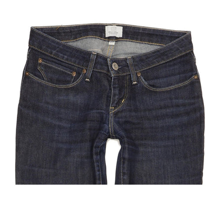 Levi's Bold Curve Women Blue Straight Slim Stretch Jeans W27 L31