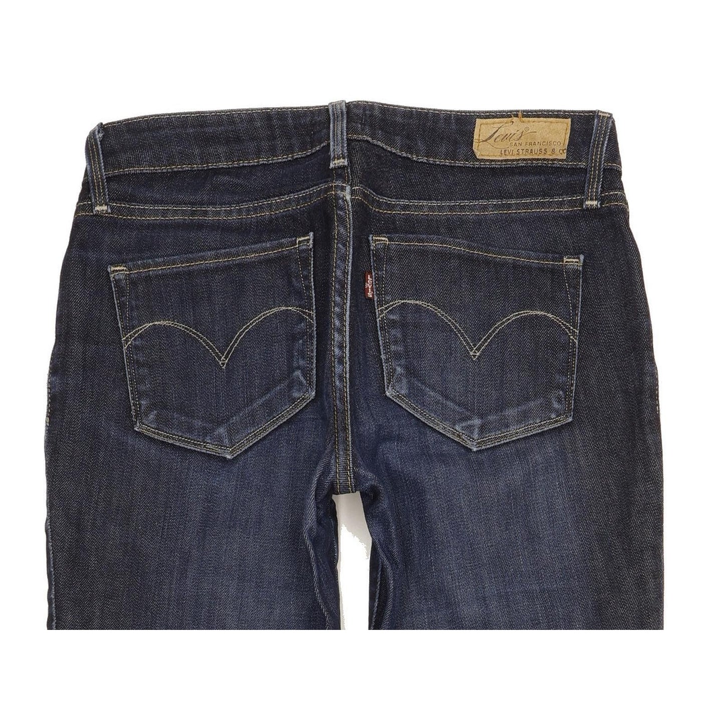 Levi's Bold Curve Women Blue Straight Slim Stretch Jeans W27 L31