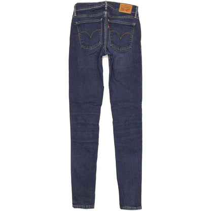 Levi's 710 Super Women Blue Skinny Slim Stretch Jeans W26 L32