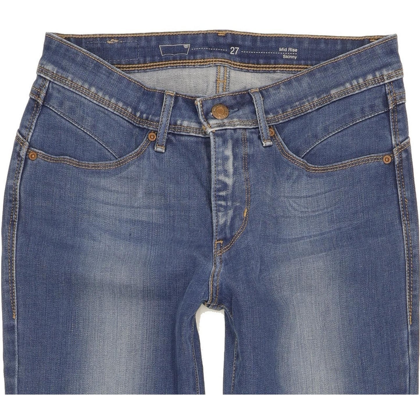 Levi's Women Blue Skinny Slim Stretch Jeans W27 L29