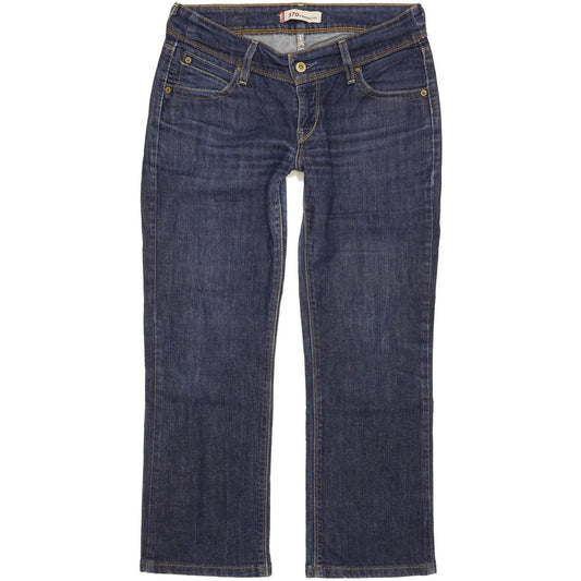 Levi's 570 Women Blue Straight Slim Stretch Jeans W31 L26