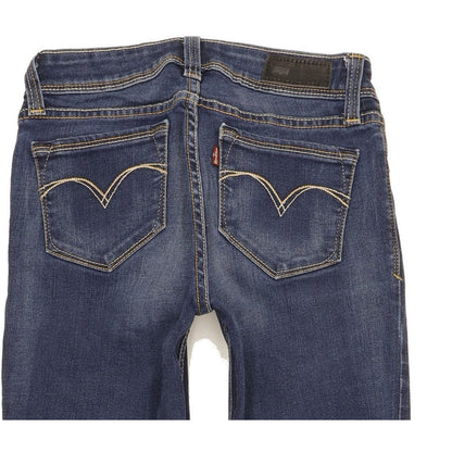 Levi's Bold Curve Women Blue Skinny Slim Stretch Jeans W26 L28