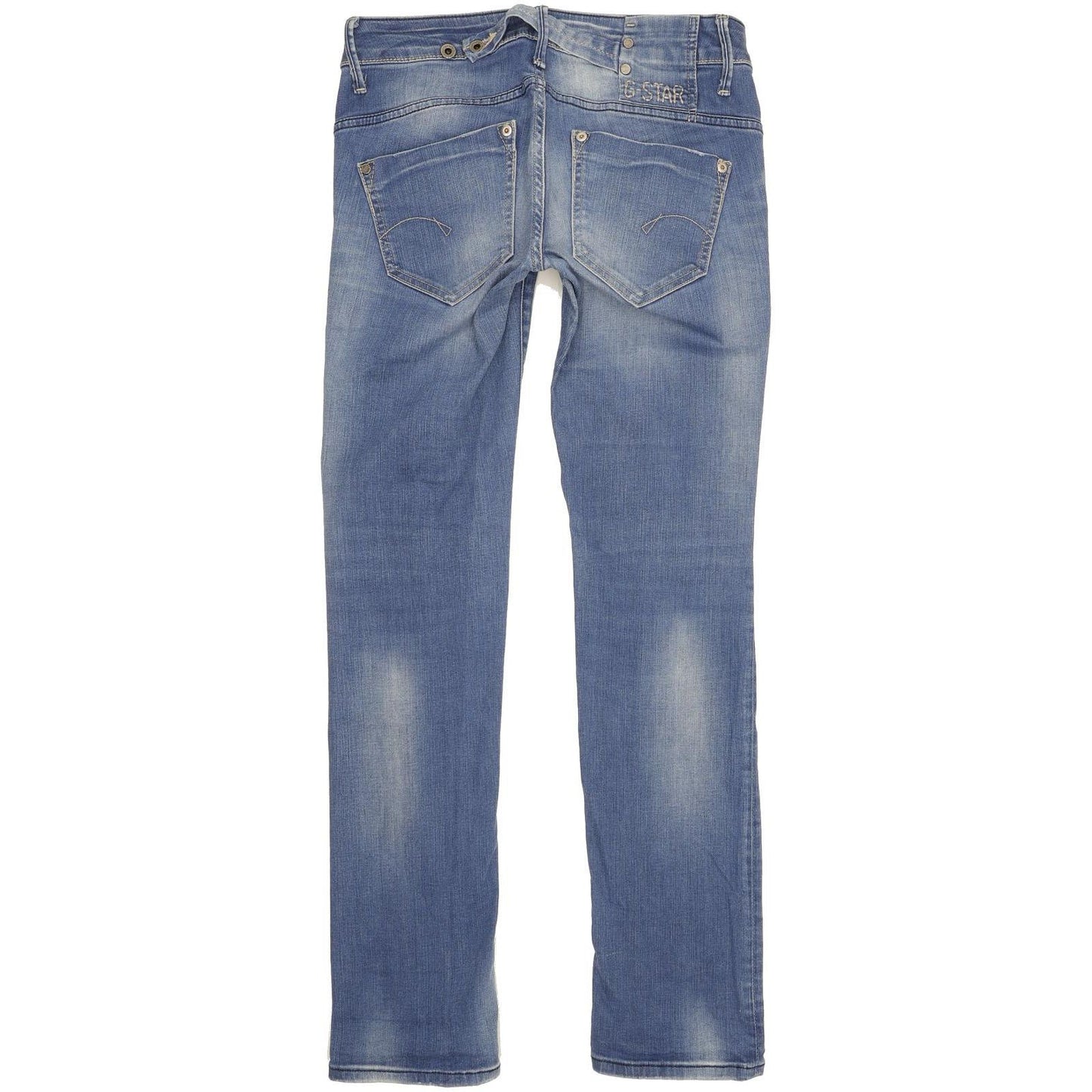 G-Star Midge Women Blue Straight Slim Stretch Jeans W26 L32