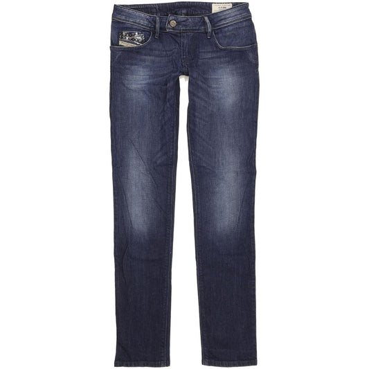 Diesel Nevy 008L6 Women Blue Skinny Slim Stretch Jeans W27 L32