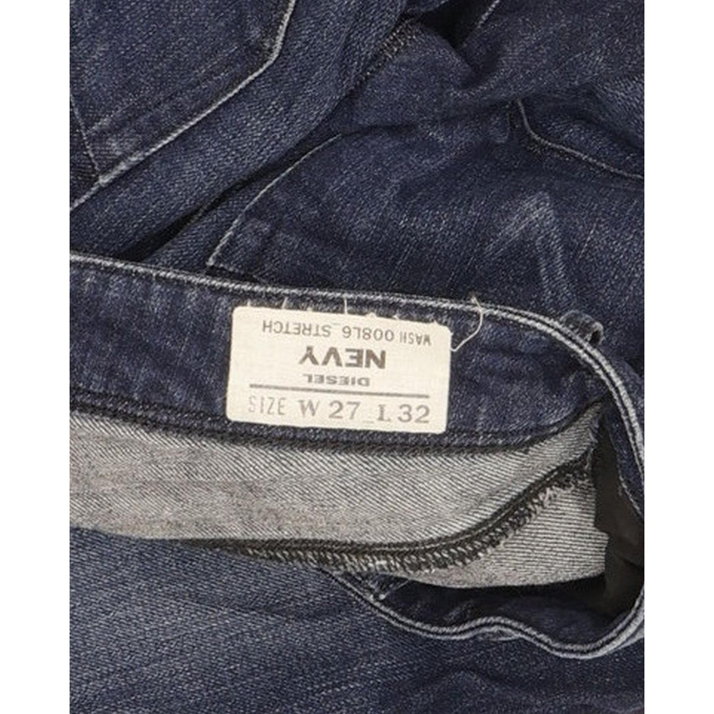 Diesel Nevy 008L6 Women Blue Skinny Slim Stretch Jeans W27 L32