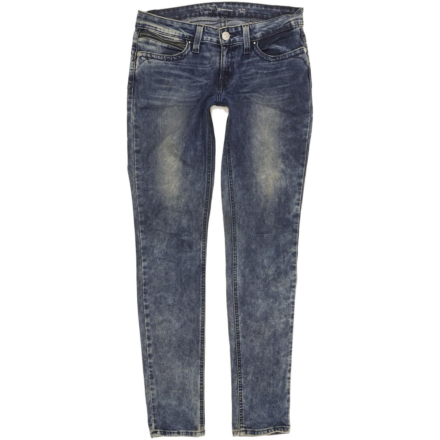 Levi's Demi Curve Women Blue Skinny Slim Stretch Jeans W30 L33
