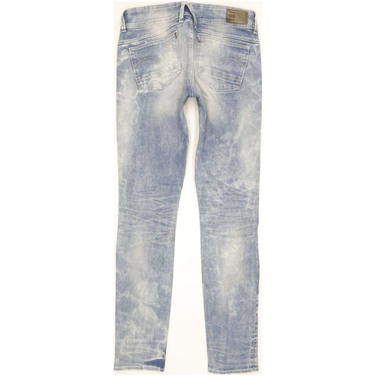 G-Star Lynn Women Blue Skinny Slim Stretch Jeans W29 L32