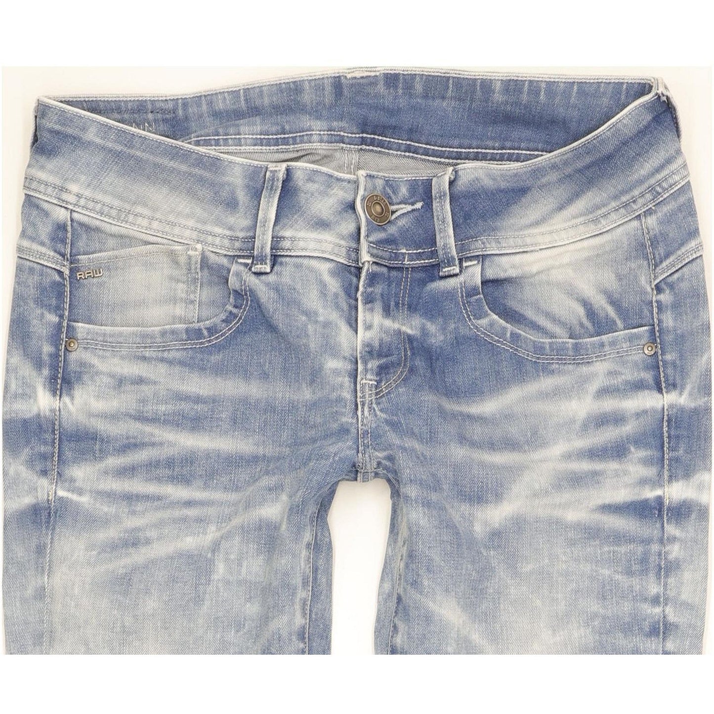 G-Star Lynn Women Blue Skinny Slim Stretch Jeans W29 L32