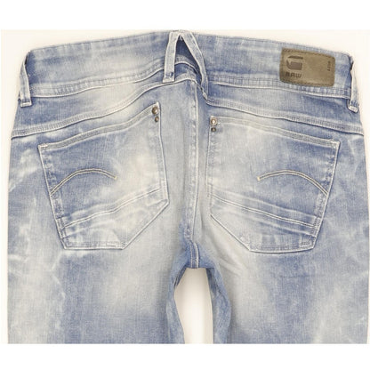 G-Star Lynn Women Blue Skinny Slim Stretch Jeans W29 L32