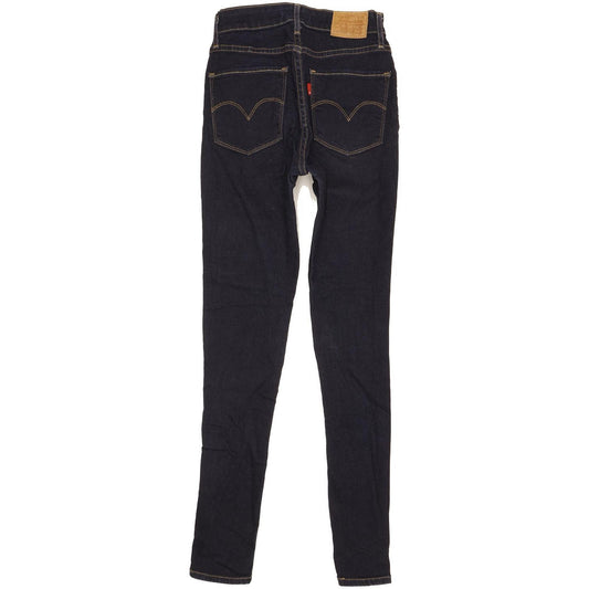Levi's 721 Women Navy Skinny Slim Stretch Jeans W26 L30