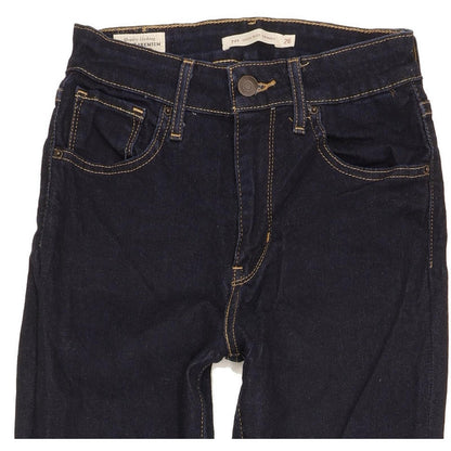 Levi's 721 Women Navy Skinny Slim Stretch Jeans W26 L30