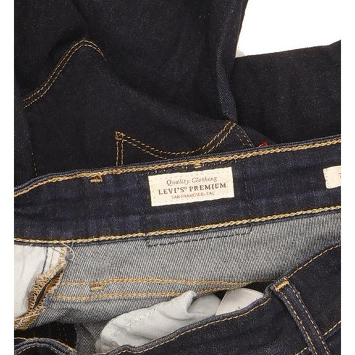 Levi's 721 Women Navy Skinny Slim Stretch Jeans W26 L30