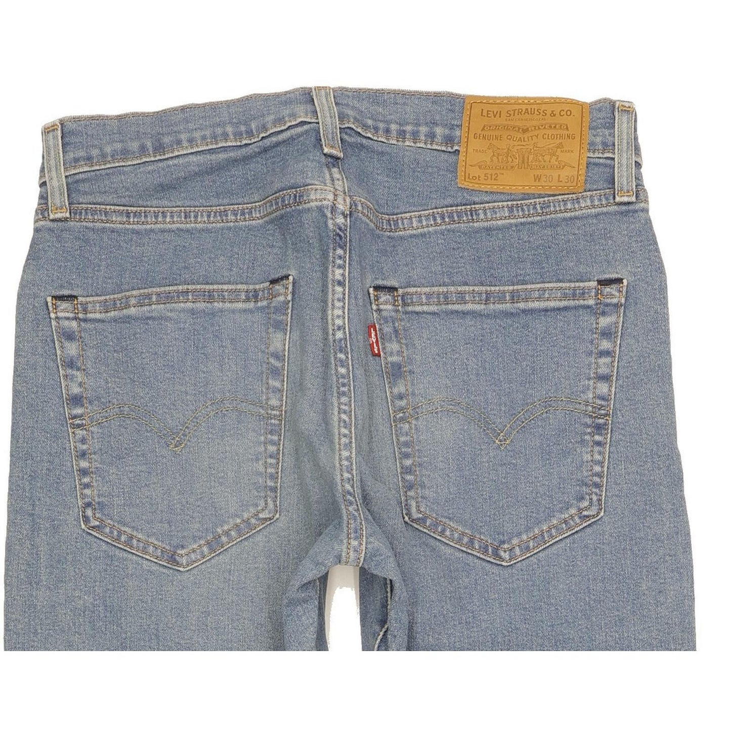 Levi's 512 Men Blue Tapered Slim Stretch Jeans W30 L29