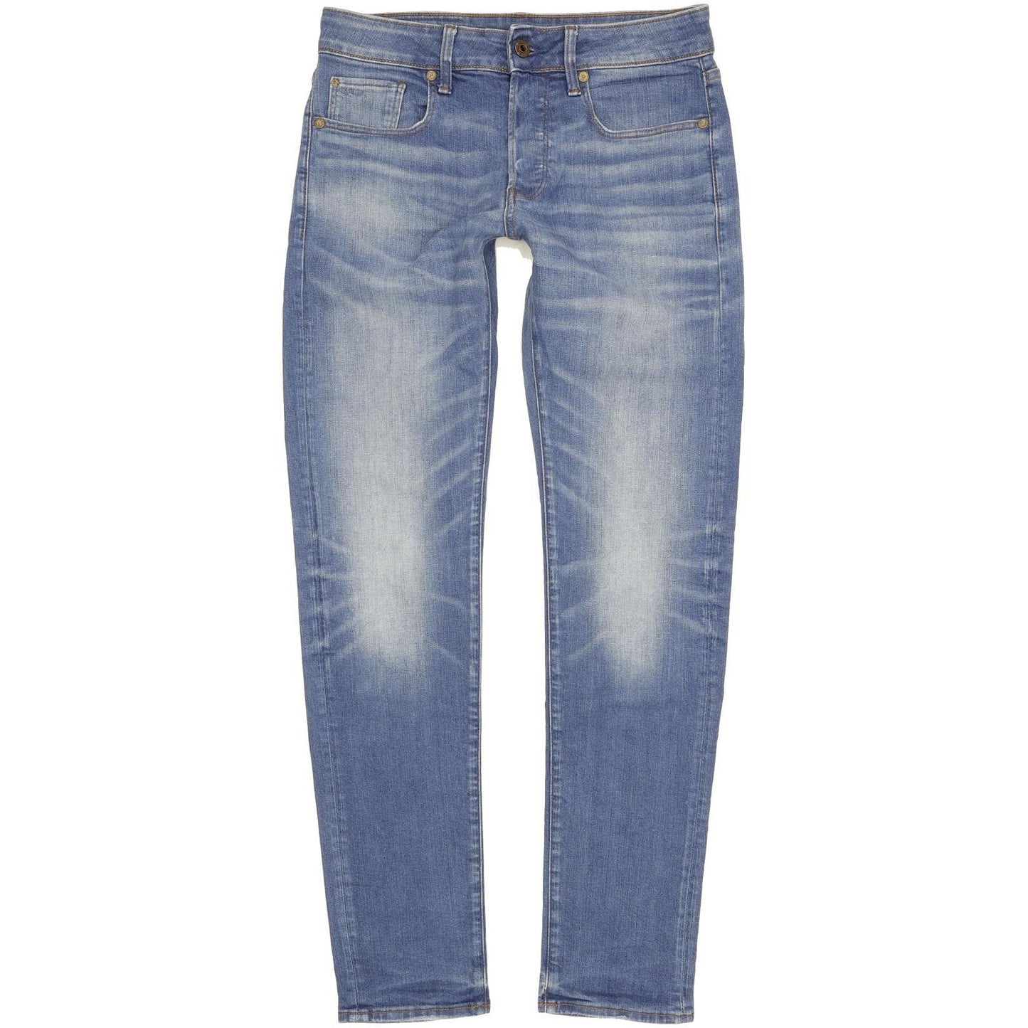 G-Star 3301 Men Blue Straight Slim Jeans W29 L32