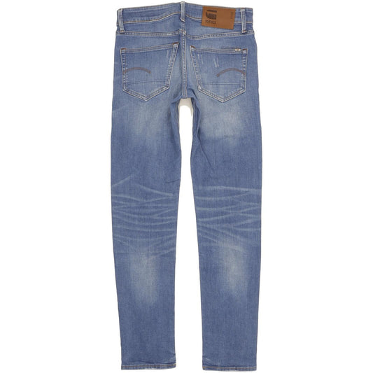 G-Star 3301 Men Blue Straight Slim Jeans W29 L32