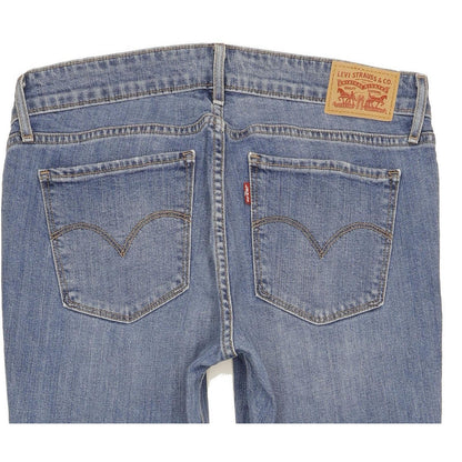 Levi's 711 Women Blue Skinny Slim Stretch Jeans W29 L30