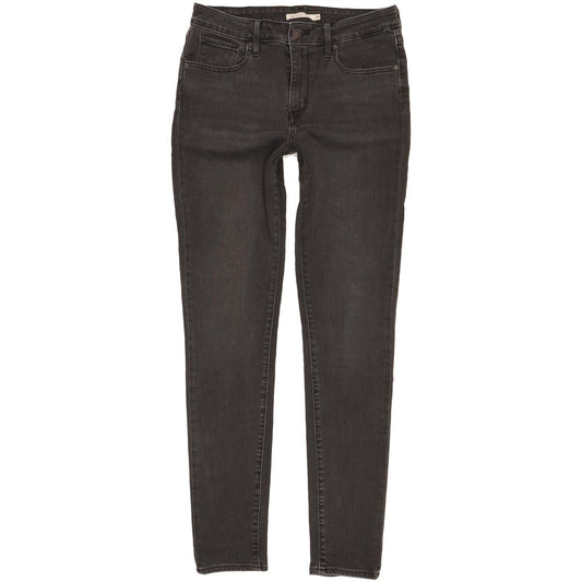 Levi's 721 Women Black Skinny Slim Stretch Jeans W29 L32