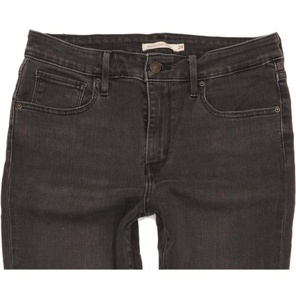 Levi's 721 Women Black Skinny Slim Stretch Jeans W29 L32