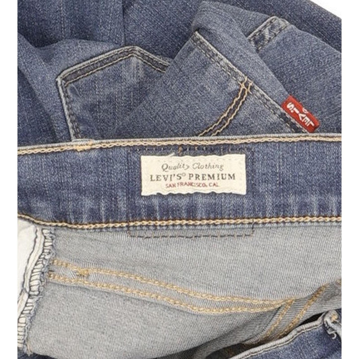 Levi's 720 Super Blue Skinny Slim Stretch Jeans High Waisted W31 L31