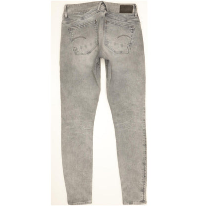 G-Star Lynn Mid Women Grey Skinny Slim Stretch Jeans W30 L31