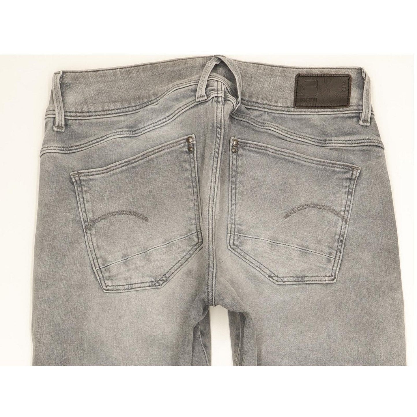 G-Star Lynn Mid Women Grey Skinny Slim Stretch Jeans W30 L31