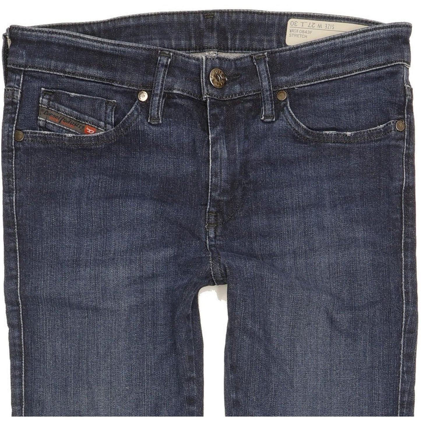 Diesel Skinzee 0843F Women Blue Skinny Slim Stretch Jeans W27 L29